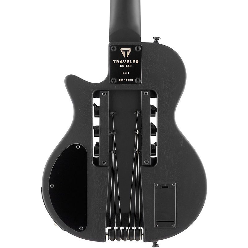 Traveler Guitar EG-1 Blackout Electric Travel Guitar Black Matte