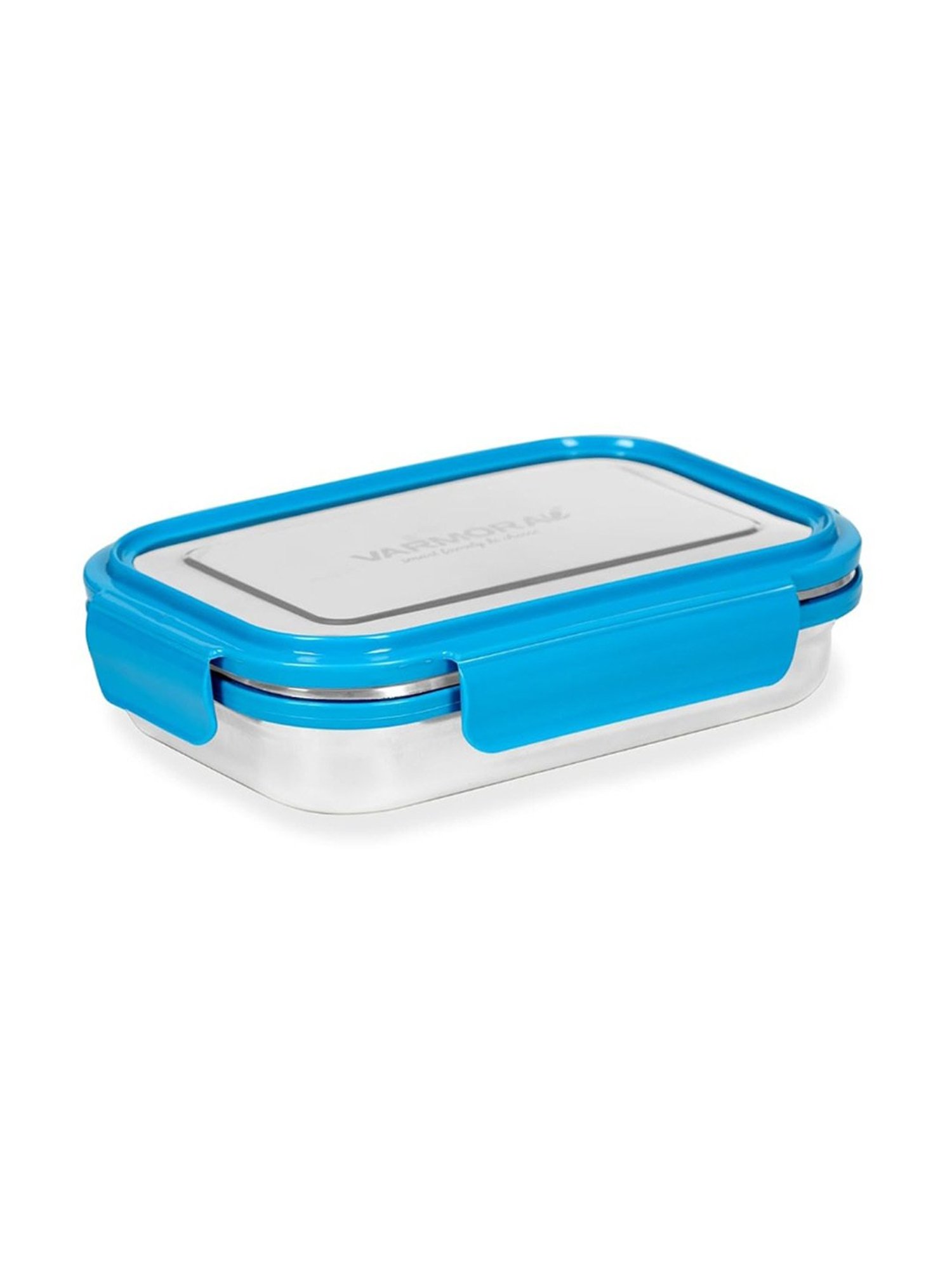 Varmora Blue Stainless Steel Lunch Box - Set of 2