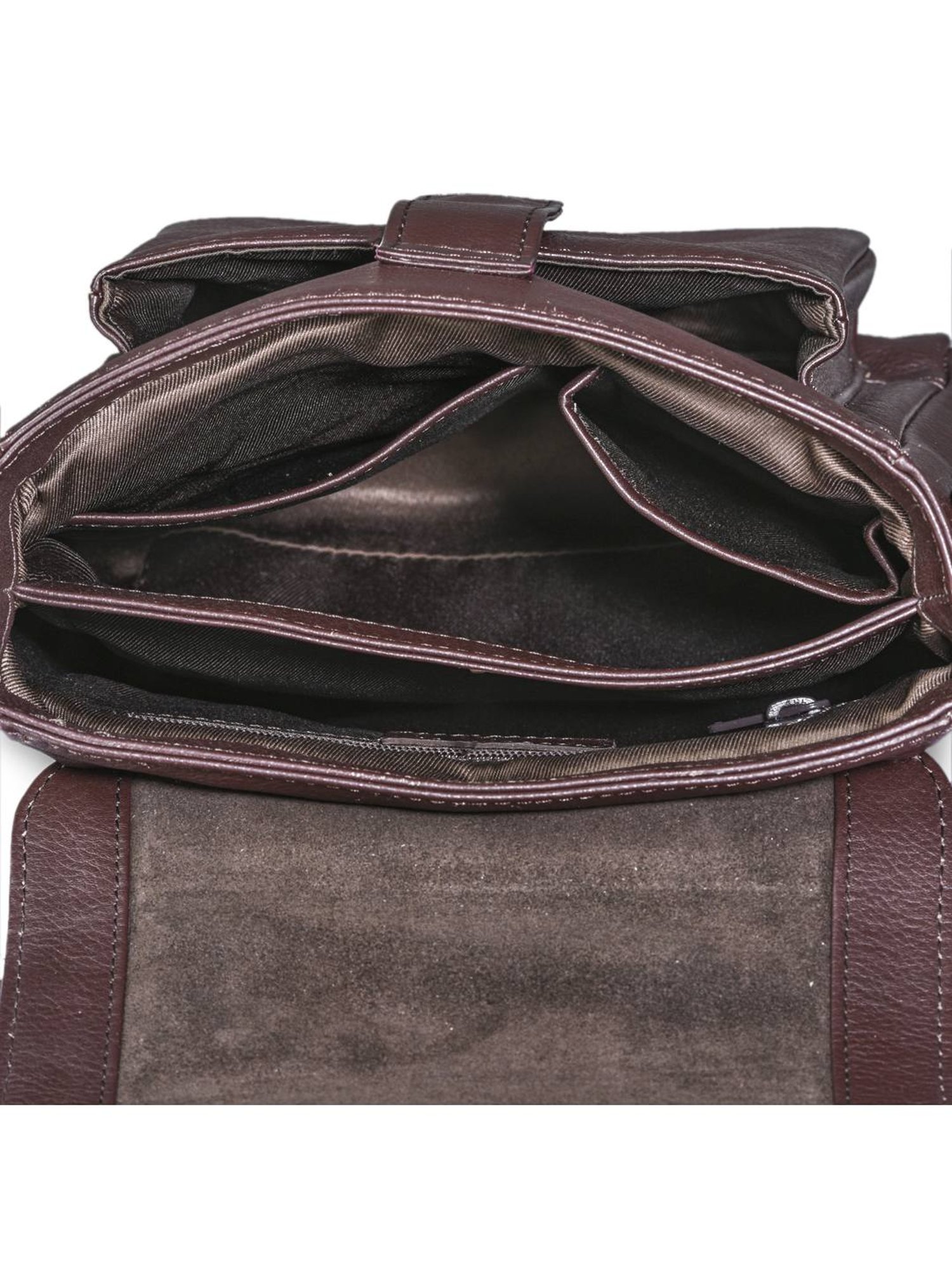 Mai Soli  Brown Solid Medium Cross Body Bag