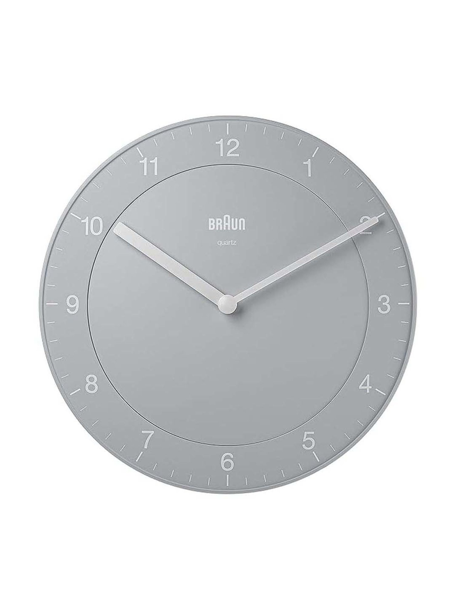 Braun Grey Classic Travel Analog Alarm Clock