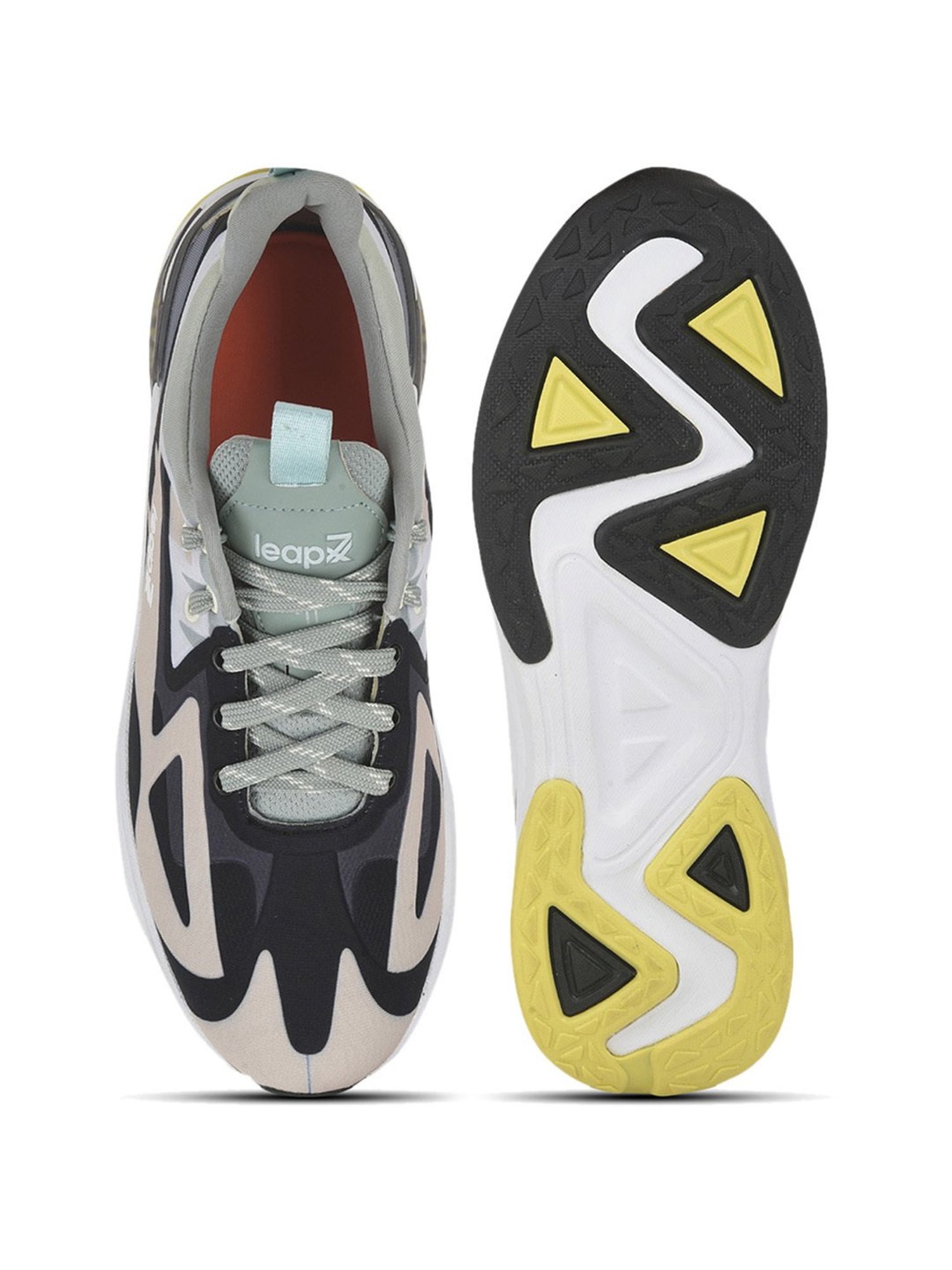 Leap7X By Liberty Men's Beige Running Shoes