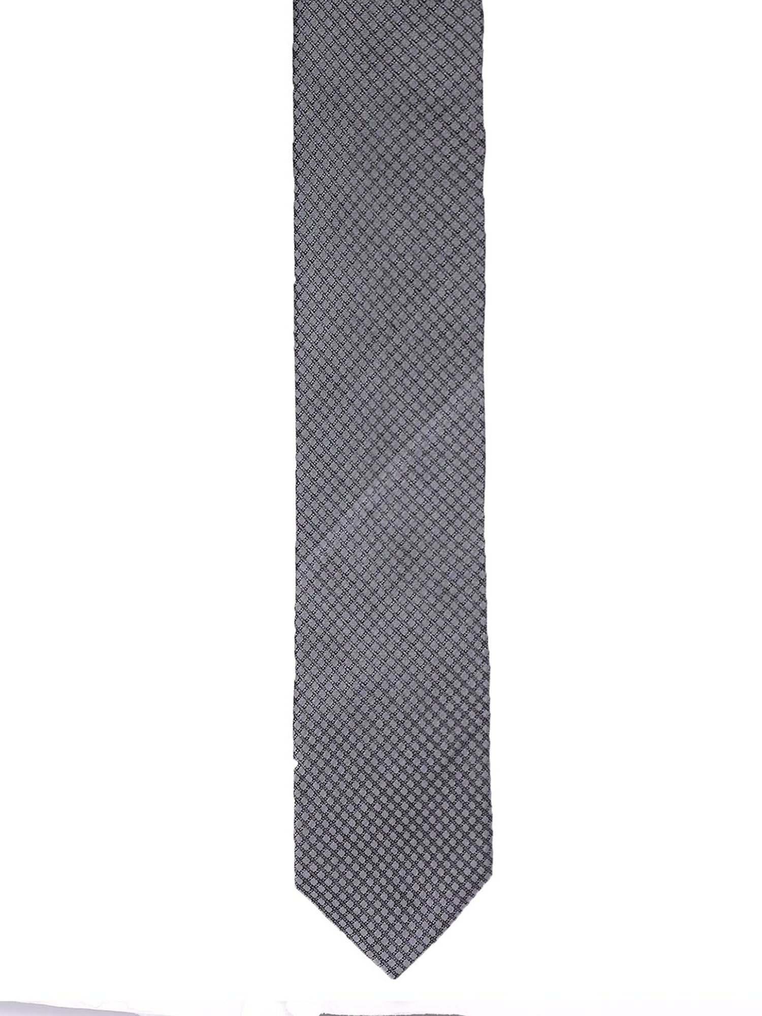Antony Morato Grey Textured Tie
