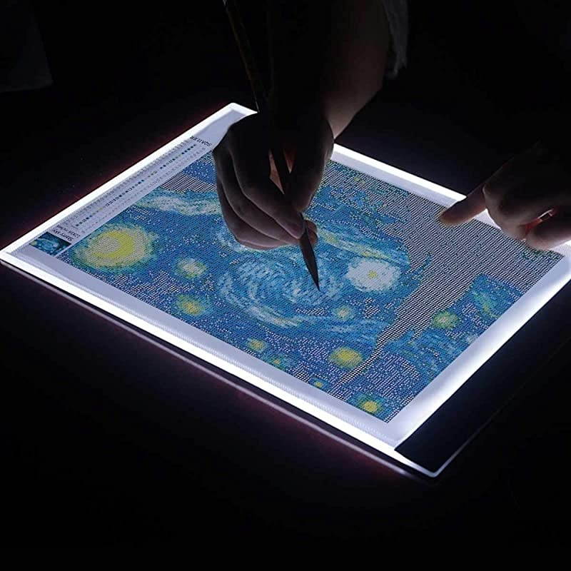 LED Light Box Tracer USB Power Adjustable LED Light Tablet Board Pad for 5D DIY Diamond Painting