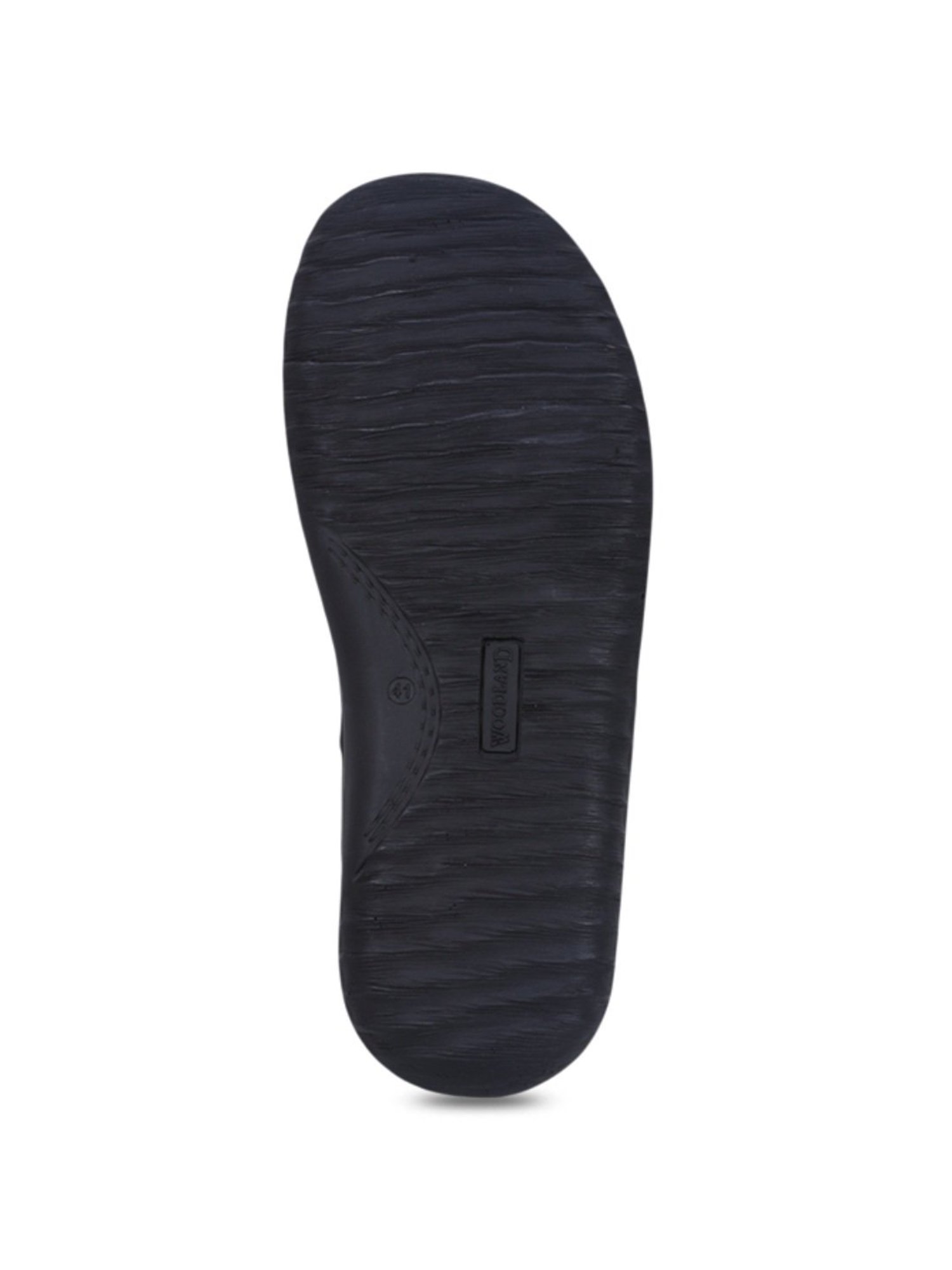 Woodland Men's Black Thong Sandals