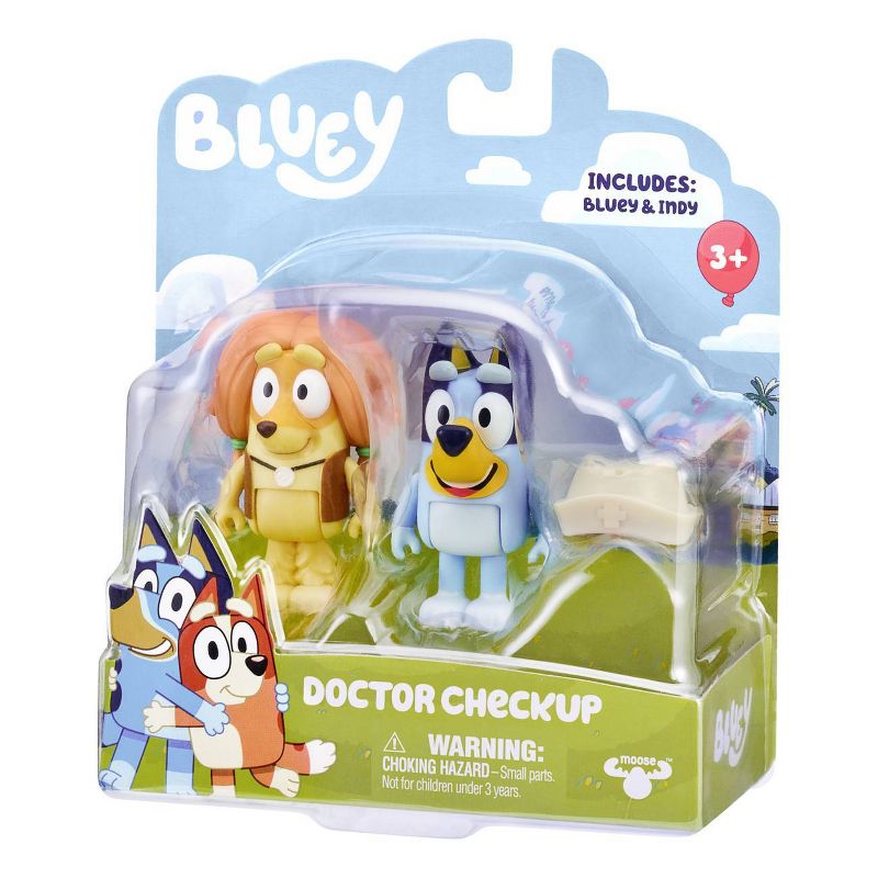 Bluey Doctor Figures - 2pk