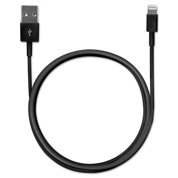 VisionTek 900784 Black Lightning to USB Black 1 Meter Cable - 5 Pack