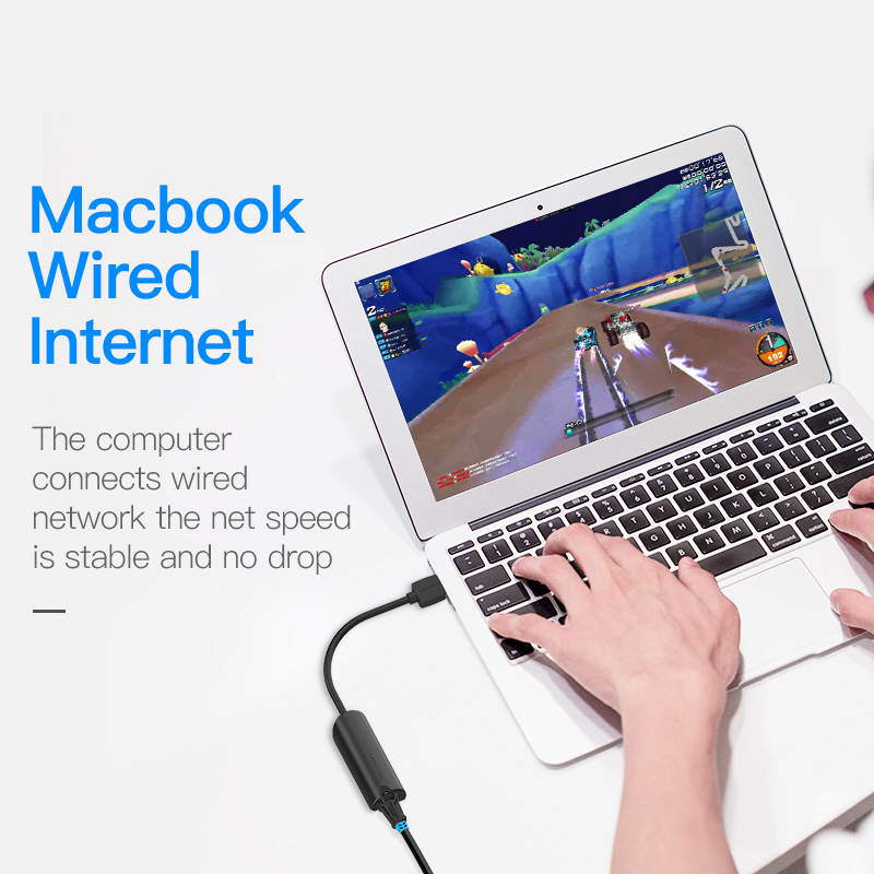 Vention USB 3.0 Network Adapter,USB 3.0 to RJ45 Ethernet Gigabit 10/100/1000 LAN Network Adapter MacBook, Mac Pro,XPS, Surface Pro, USB Flash, Mobile HDD, and More