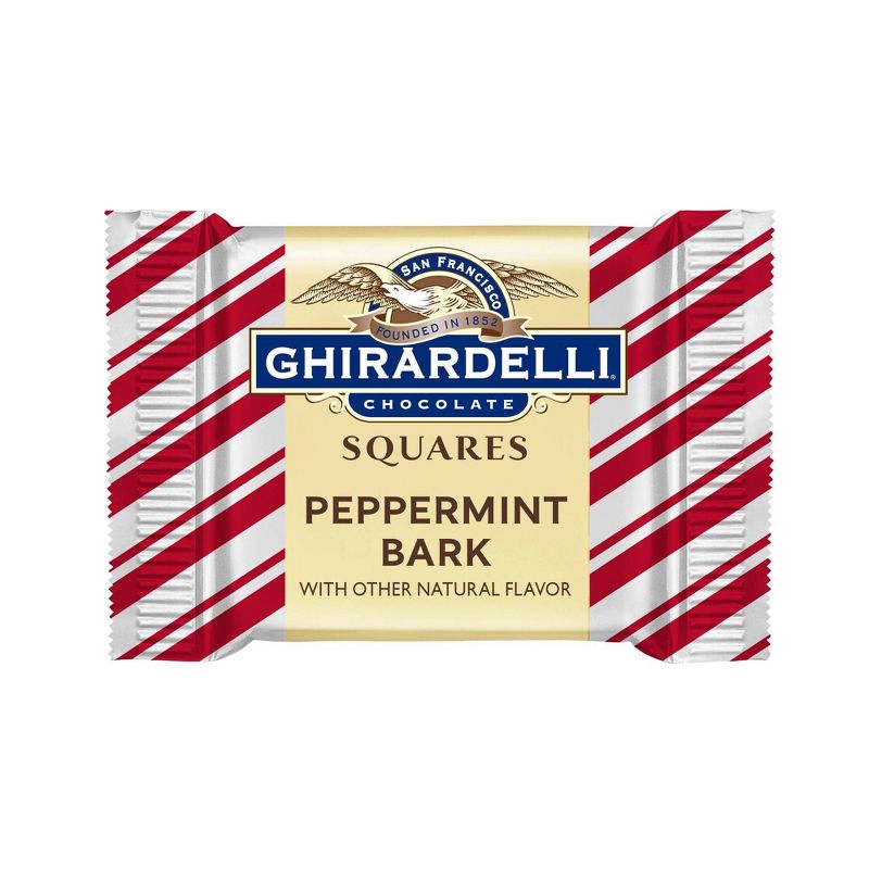 Ghirardelli Holiday Limited Edition Peppermint Bark Squares Small Bag - 0.83oz