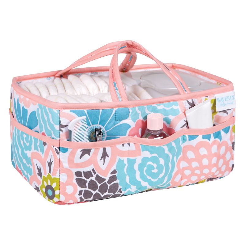 Trend Lab Waverly Baby Diaper Caddy Blooms - Pink