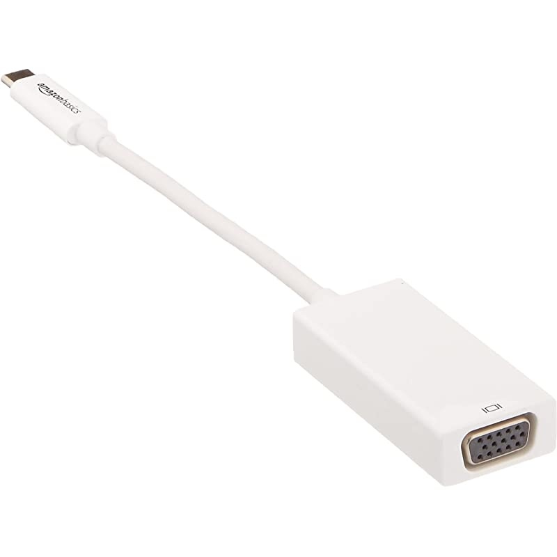 Basics USB 31 TypeC to VGA Adapter White 5Pack