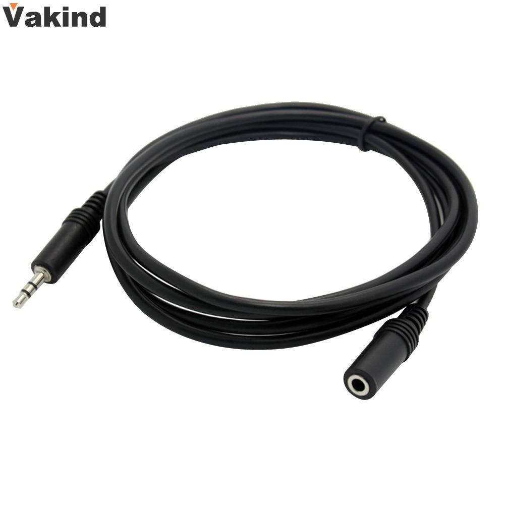 10ft 3.5mm 1/8" Stereo Audio Aux Headphone Cable Extension Cord Male to Female Stereo Cable Black