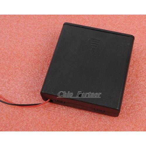 4XAA 4xAA 4*AA 6V Battery Holder Box Case Wire Omniseal with Shield