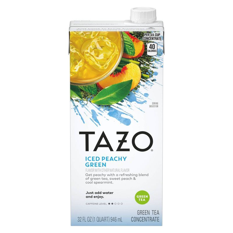 Tazo Iced Peachy Green Tea Concentrate - 32 fl oz