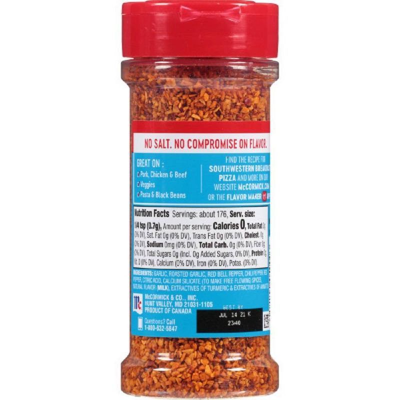 Tony Chachere's Salt Free Creole Seasoning - 8oz