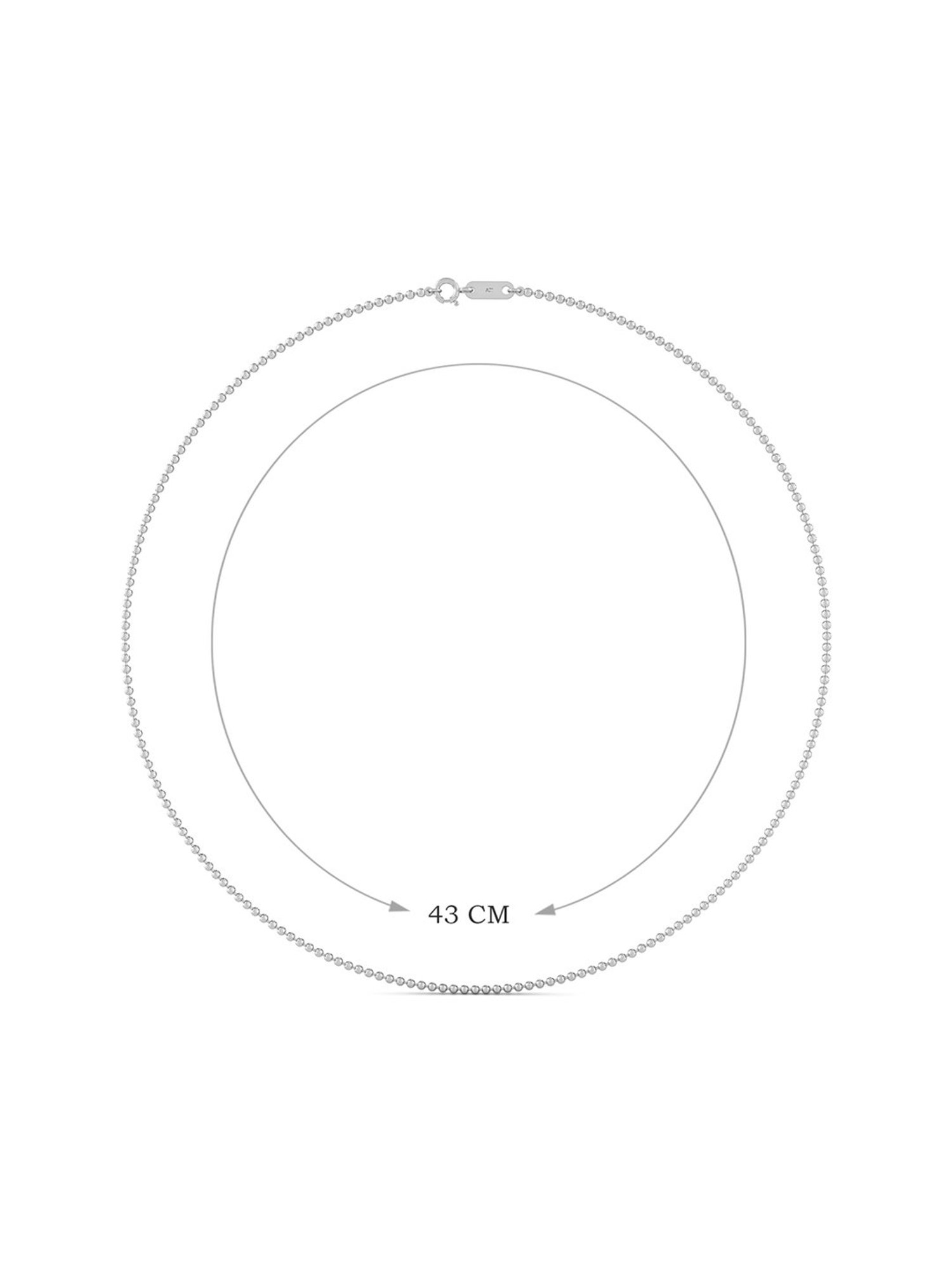 Joyalukkas Beamed 950 Platinum Chain