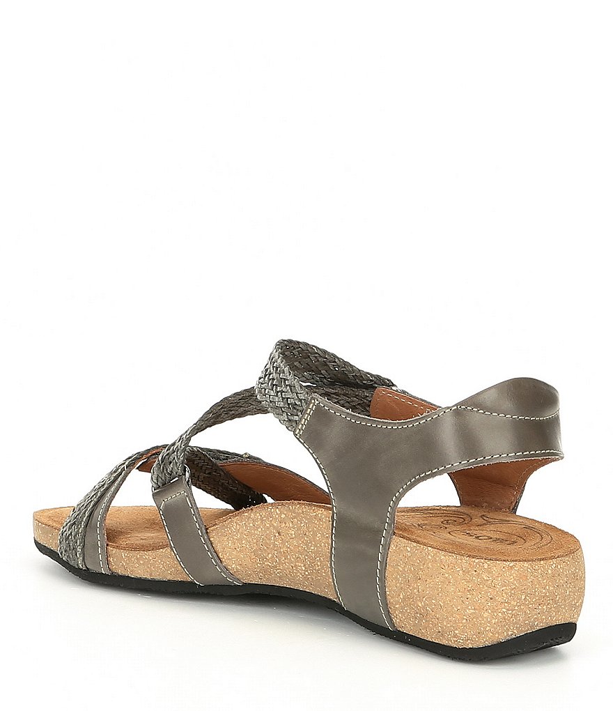 Taos Footwear Trulie Woven Leather Sandals