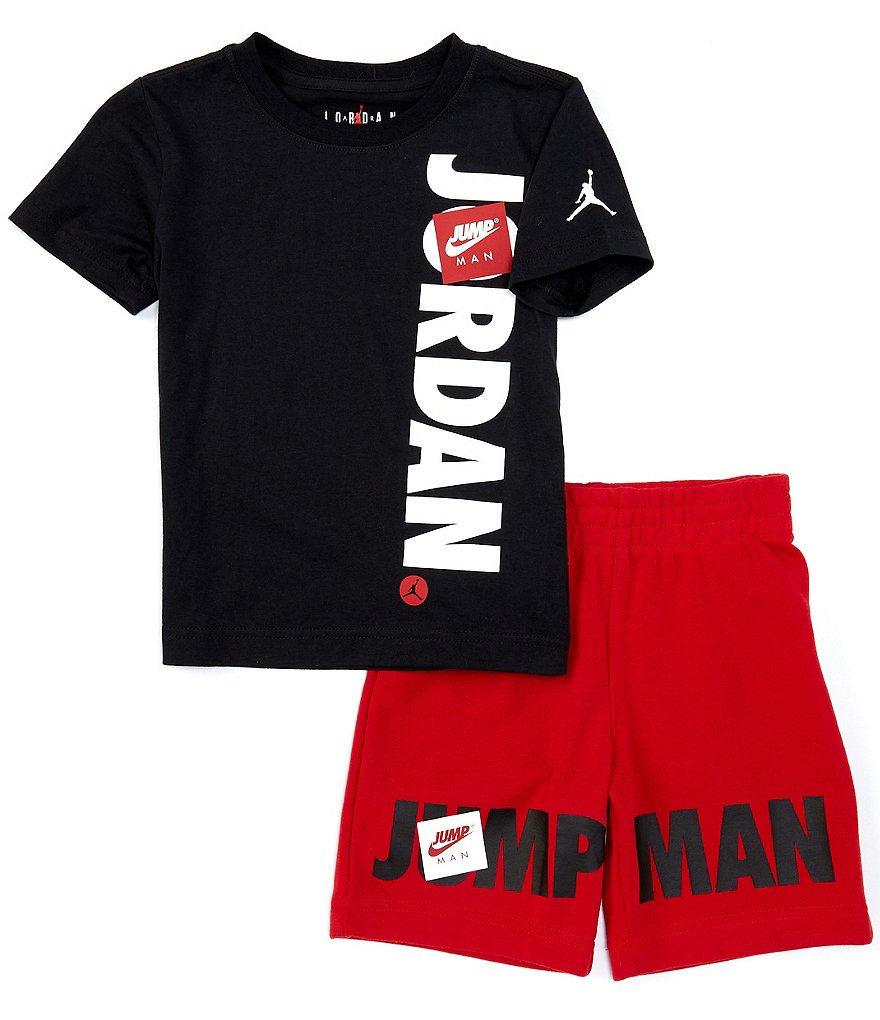 Jordan Little Boys 4-7 Short-Sleeve Jumpman Tee & Shorts Set