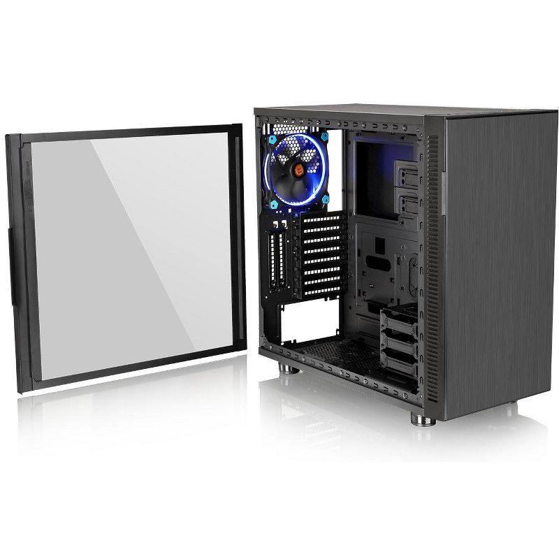Fractal Design Node 202 Computer Case - Black - 2 x Bay - 1 x 450 W - Power Supply Installed - Mini ITX Motherboard Supported - 7.72 lb