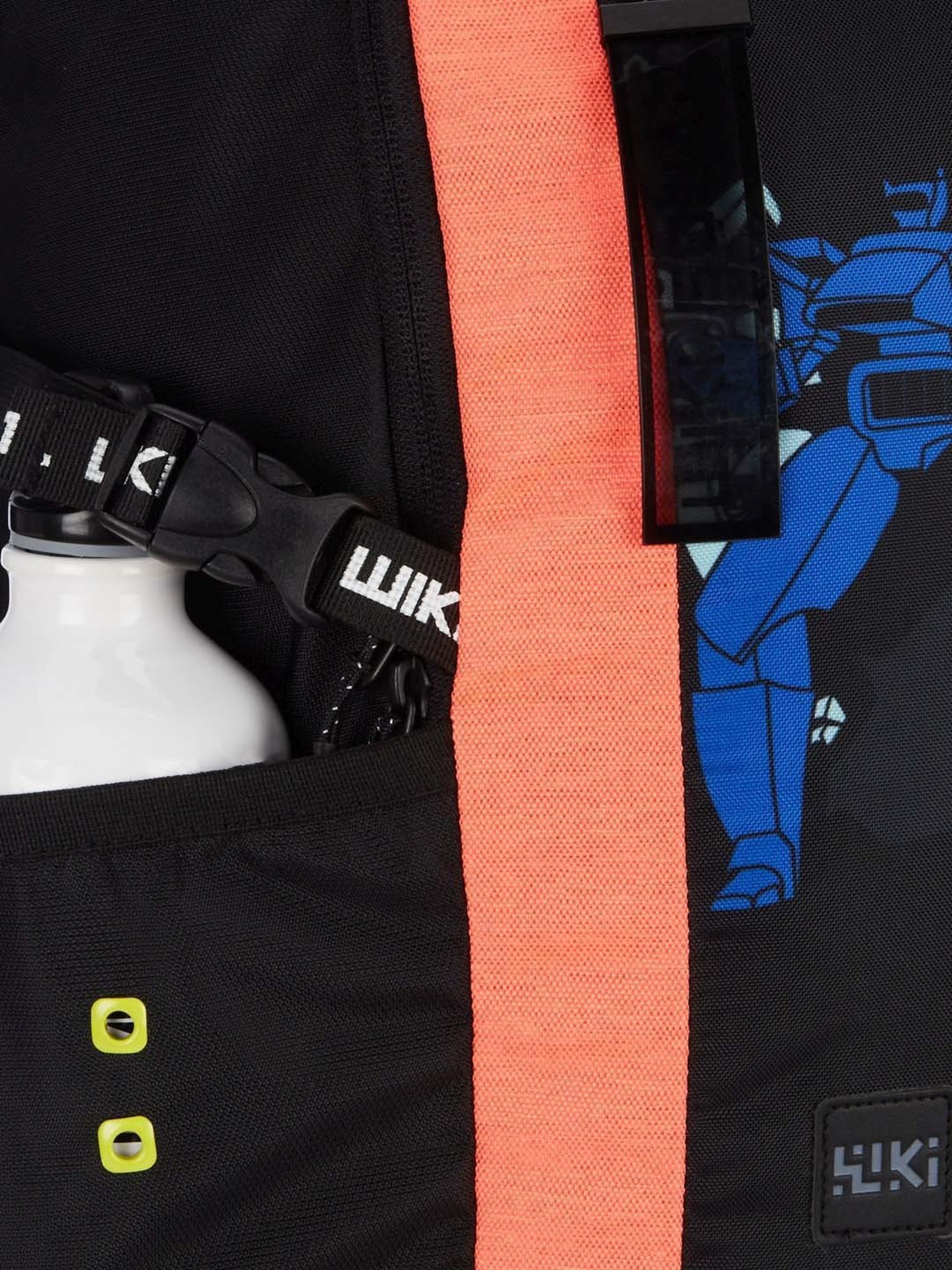 Wiki 34 Ltrs Black Medium Backpack