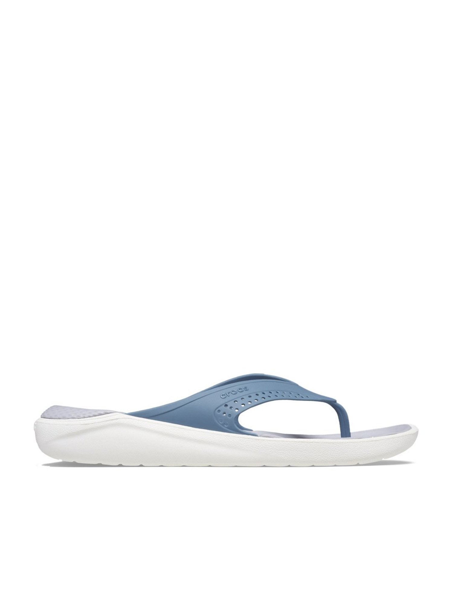 Crocs Men's Literide Steel Blue Flip Flops