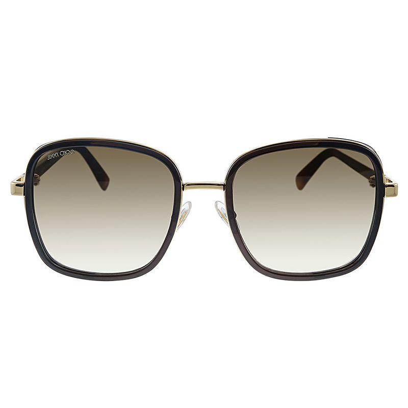 Jimmy Choo Elva/S FG4 Womens Square Sunglasses Gold 54mm