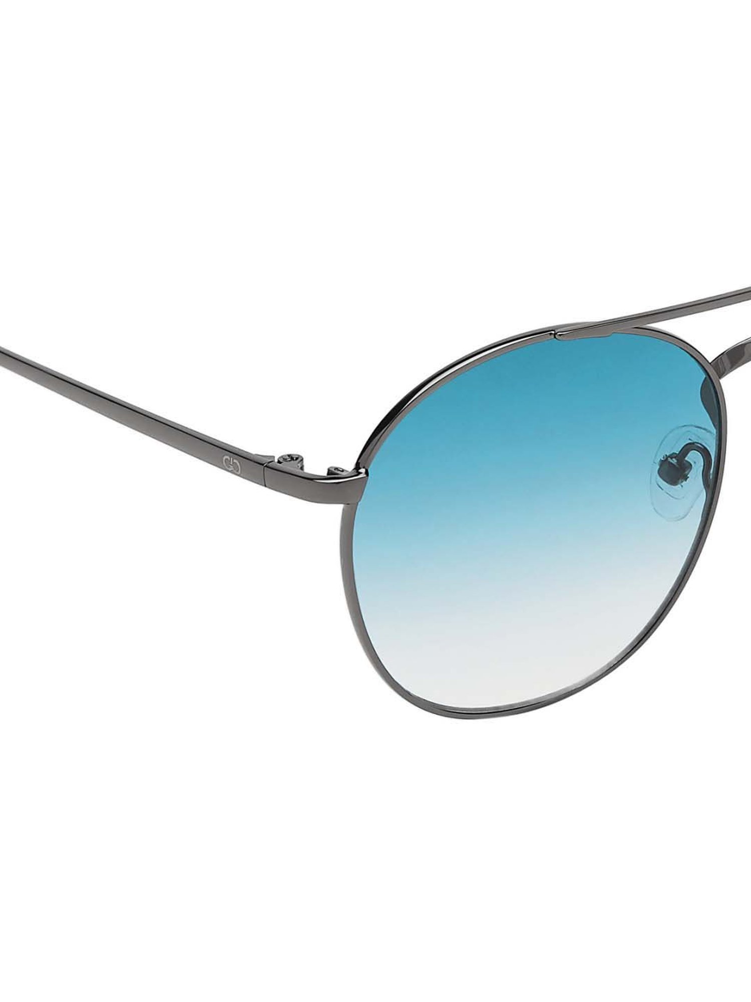 Gio Collection GM6207C11 Blue Round Sunglasses