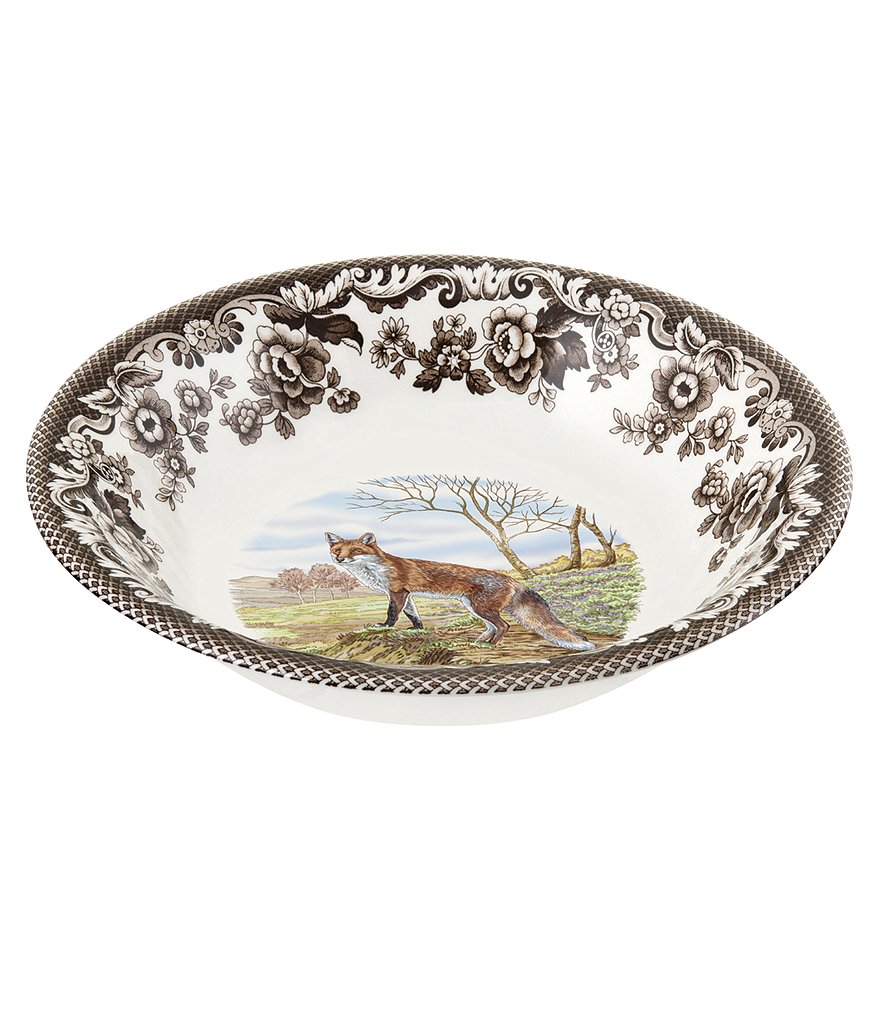 Spode Festive Fall Collection Woodland Red Fox Ascot Cereal Bowl
