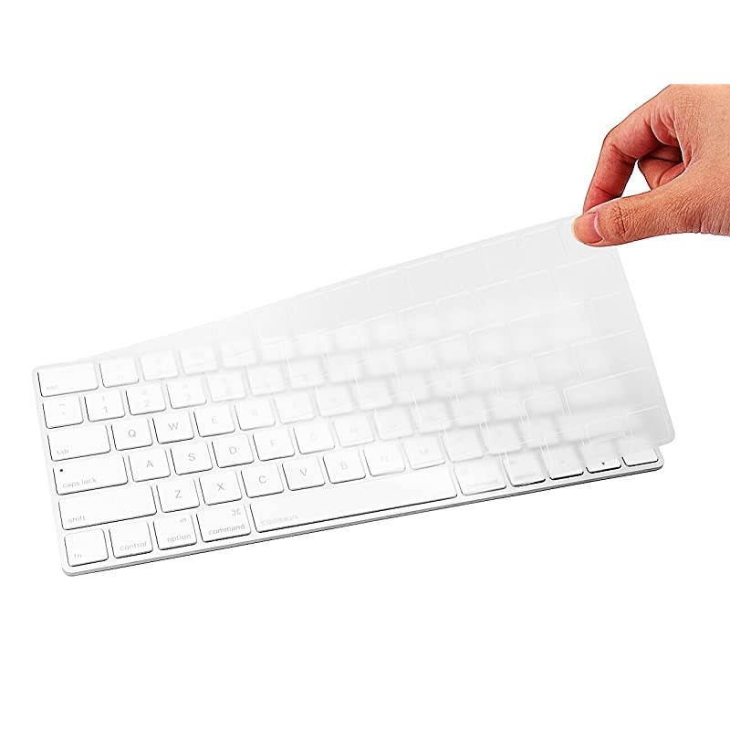 Keyboard Cover Skin for Apple Wireless Magic Keyboard Ultra Thin Clear Soft TPU Type Protector, 2015 US Version (MLA22LL/A)