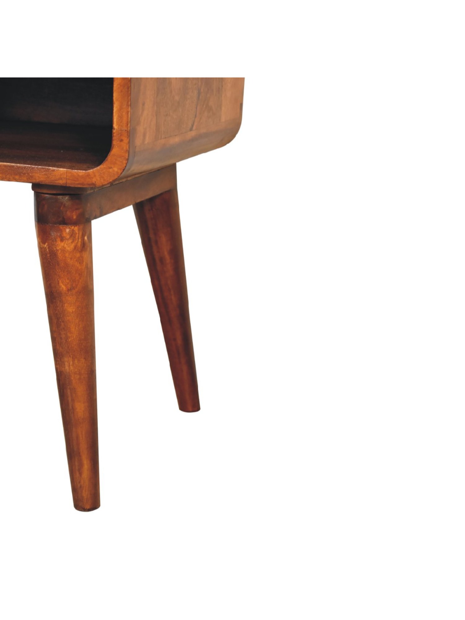 Sleepyhead Ally Teak Brown Sheesham Wood Bedside Table