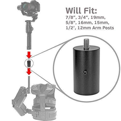 GyroVu Universal Stabilizer Arm Post Adapter for DJI Ronin-S Gimbal Stabilizer