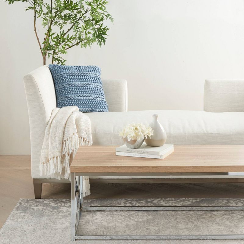 Christmas 14.0" Cardinal On Branch Pillow Berries Red Bird Home Decor  -  Decorative Pillow