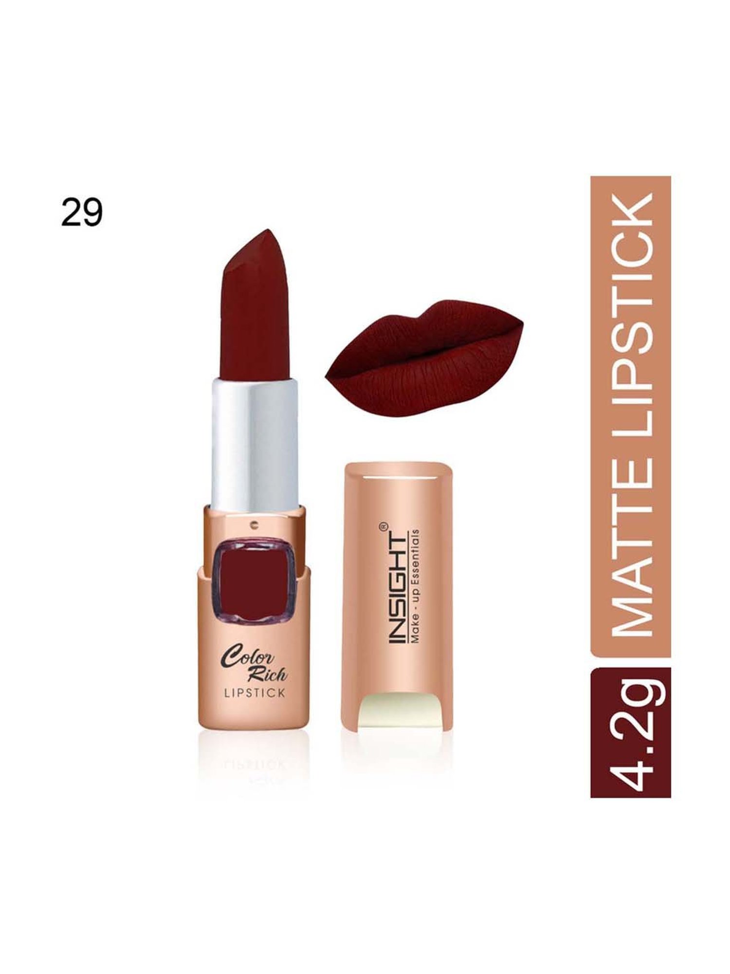 Insight Cosmetics Colour Rich Matte Lipstick Dragon Girl - 4.2 gm