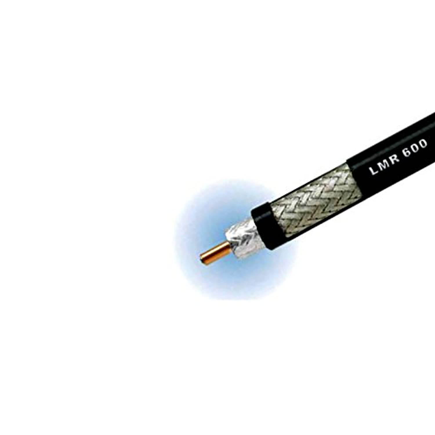 MPD Digital lmr600-bulk-50 Times Microwave LMR-600 Ultra Low Loss Coaxial Cable Bulk Coax