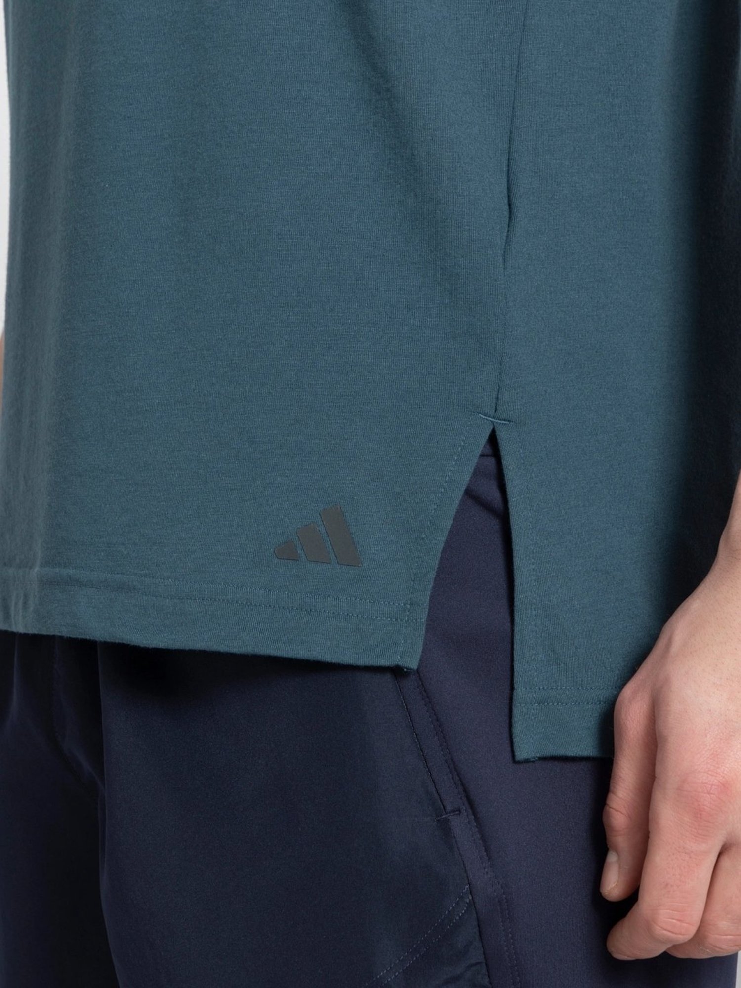 Adidas Turquoise Regular Fit T-Shirt