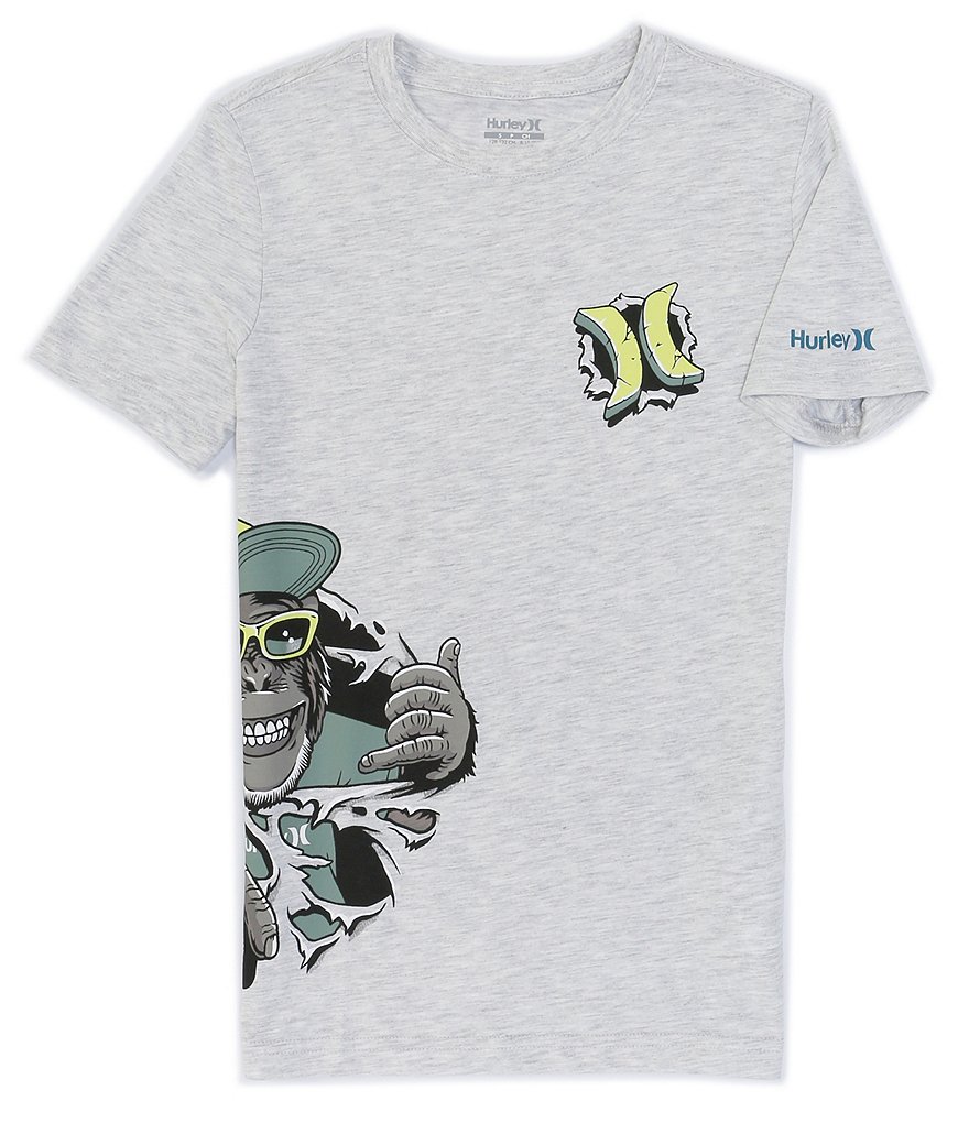 Hurley Big Boys 8-20 Short-Sleeve Chimp Ripper Tee