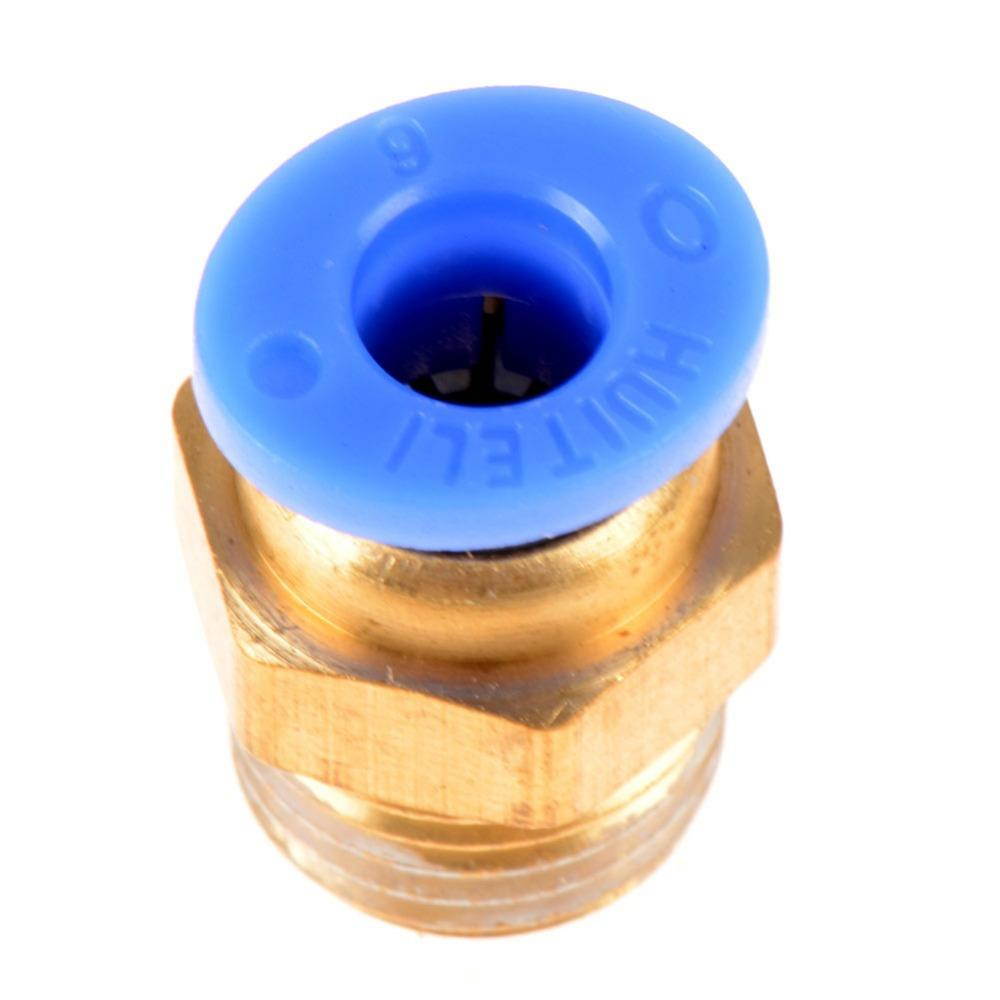 6mm Thread 1/4 Inch Air Straight Pneumatic Tube Fitting PC6-01 One Touch Hose Quick Exhaust Pipe Connector P0.05