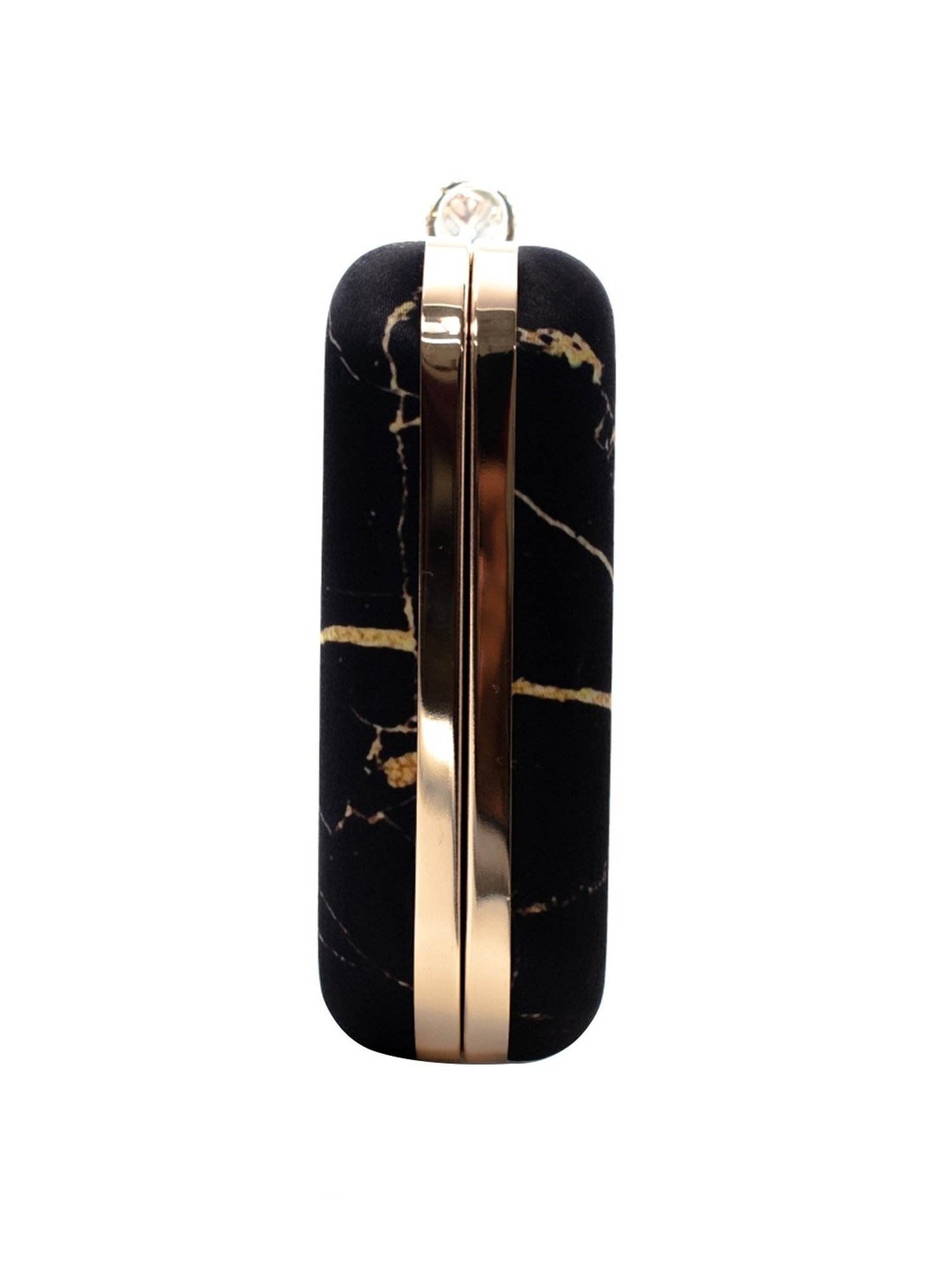 Sugarcrush Black Satin Clutch