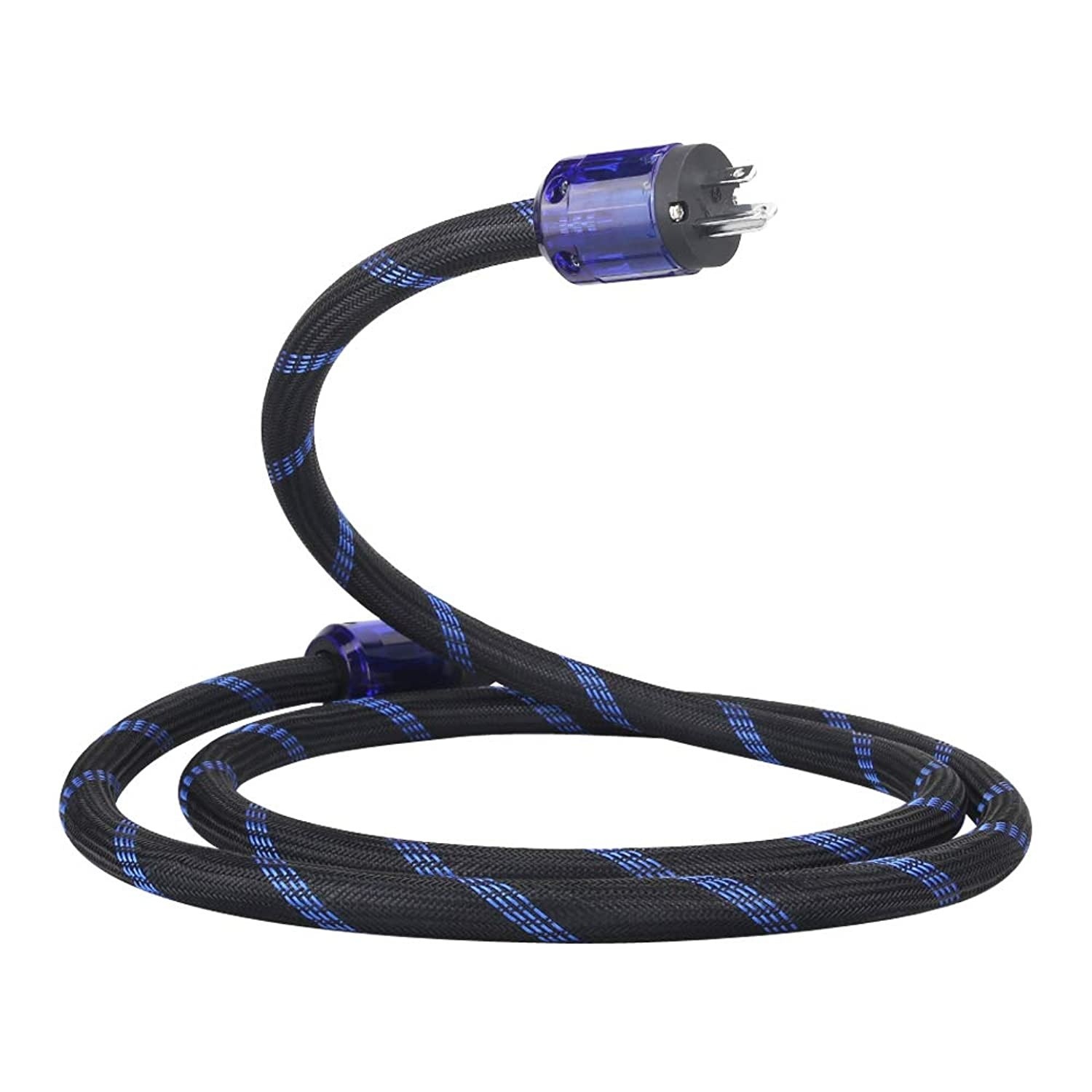 10 x DC Power Right Angle Barrel Male Jack Plug with Wire PC DIY 5.5 x 2.1mm