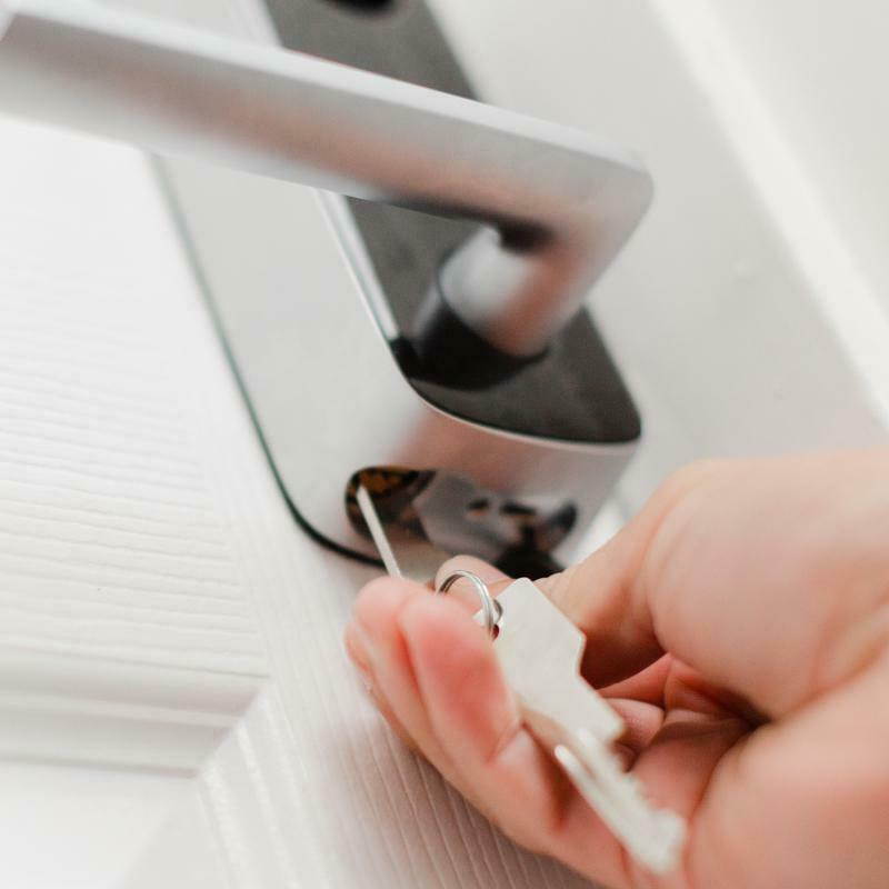 Ultraloq Lever Bluetooth Enabled Fingerprint and Touchscreen Smart Lock + WiFi Bridge Adaptor