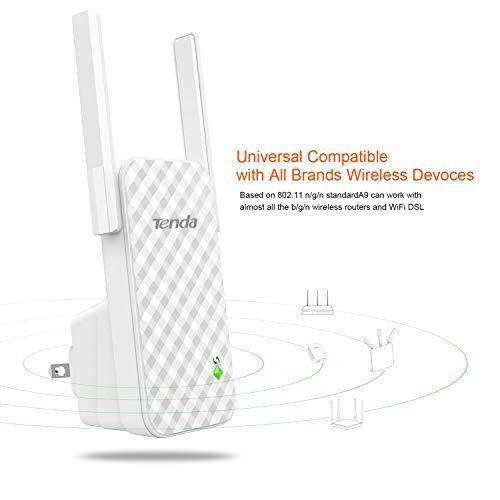 Tenda N300 Wi-Fi Wall Plug Range Extender (A9)