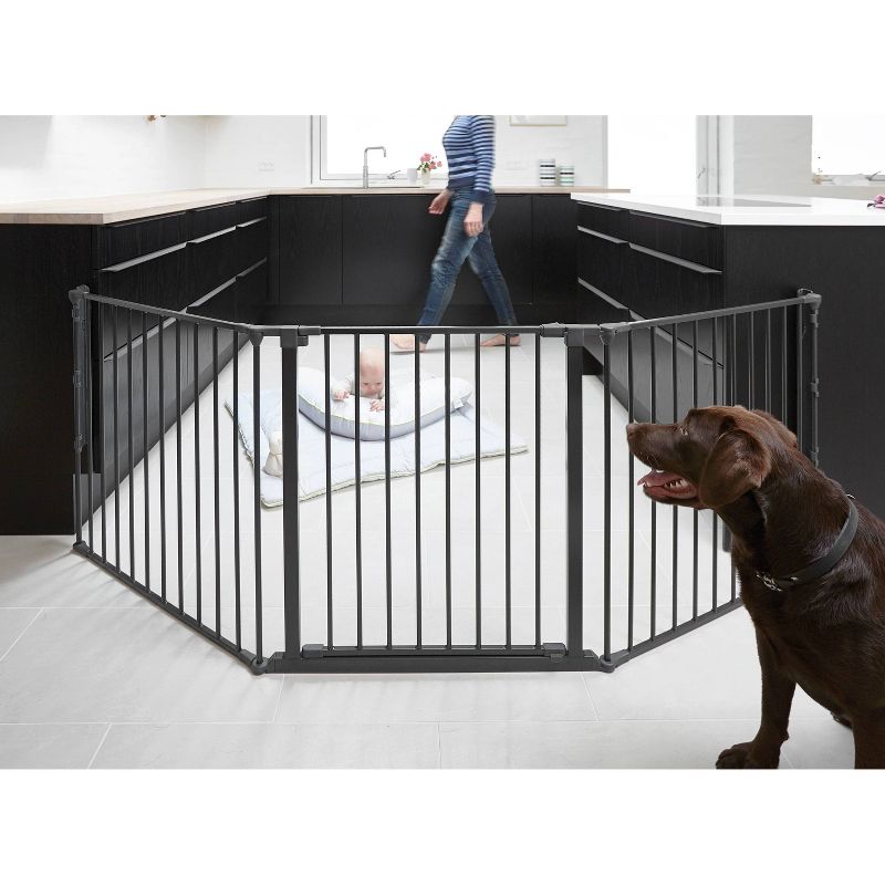 BabyDan Flex Baby Gate - Black L