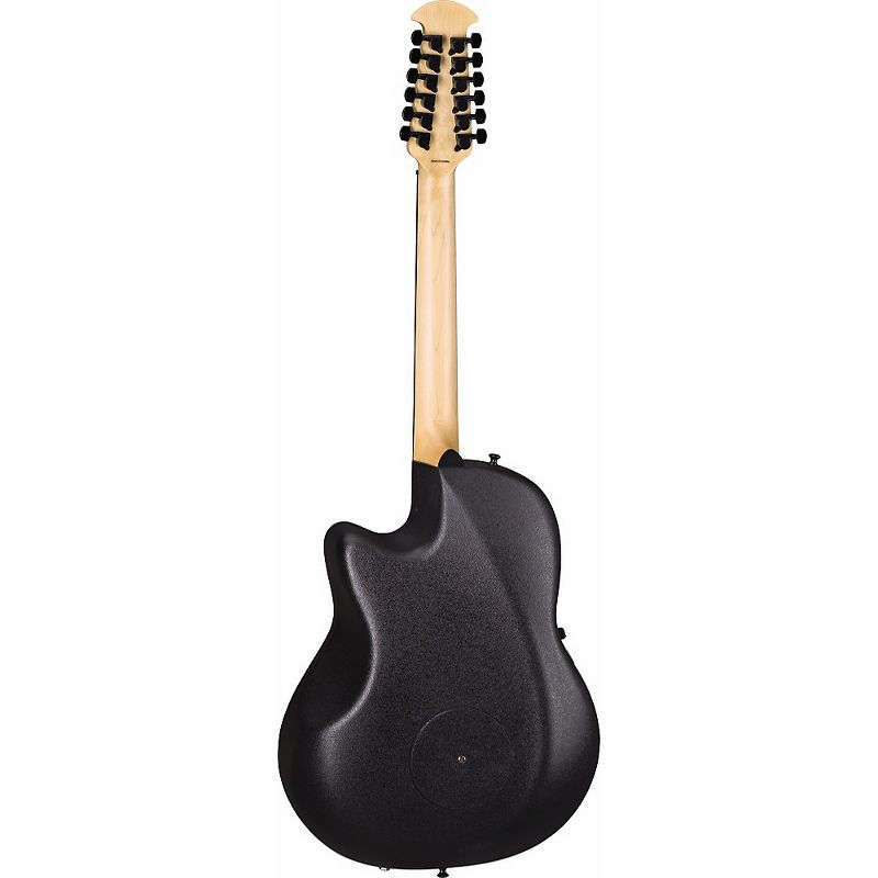 Ovation Elite 2058 TX 12-String Acoustic-Electric Guitar Black