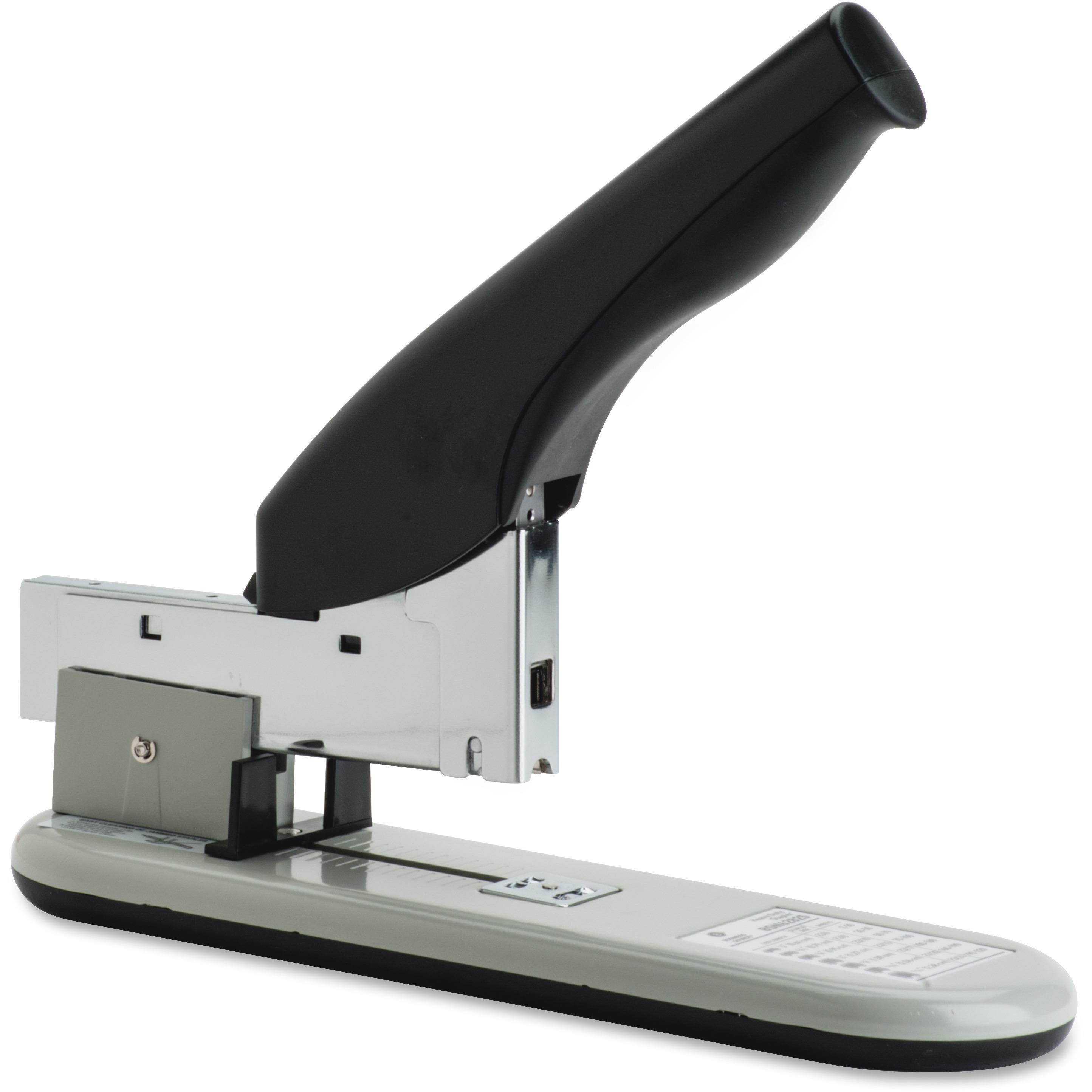 Business Source Heavy-Duty Stapler 220 Shts Cap. Putty/Black 62825