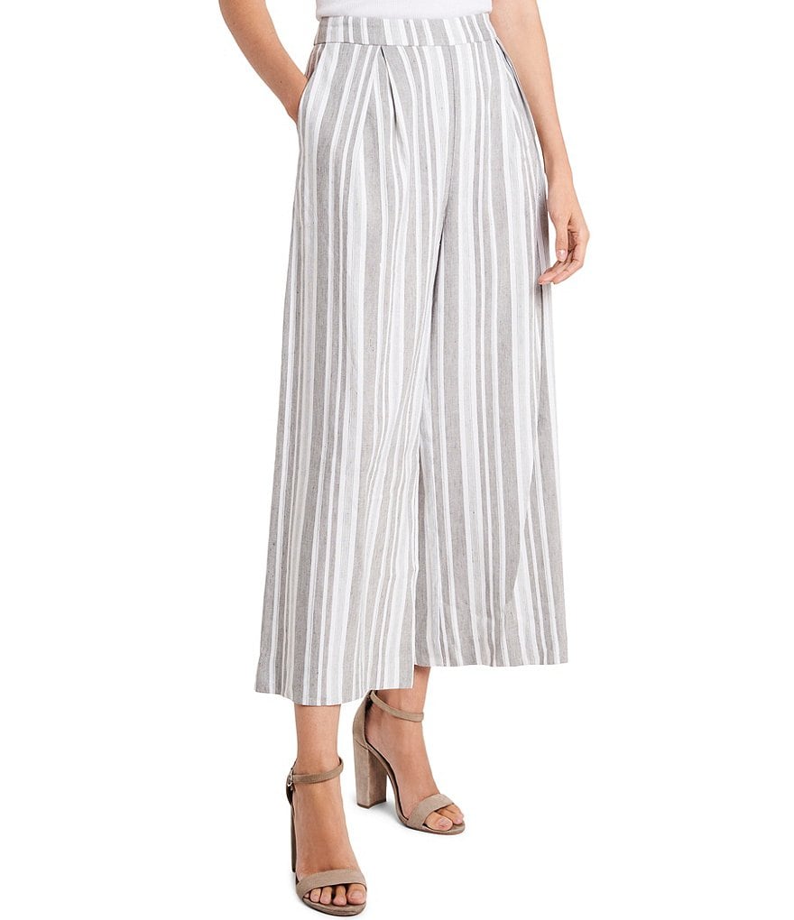 Eva Varro Solid Knit Jersey Banded Hem Pull-On Harem Pants