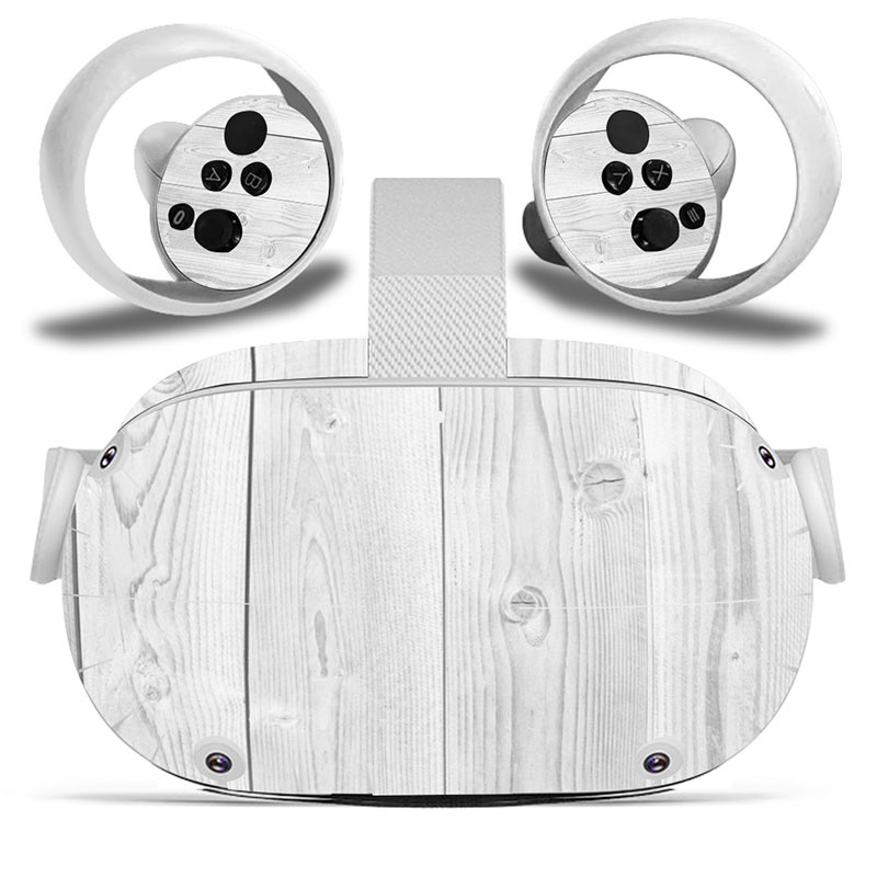 Amify Vinyl Skin Sticker for Oculus Quest 2 VR Headset Controller PVC Decals Cute Cartoon Wrap Cover for Oculus Quest 2 Accessories