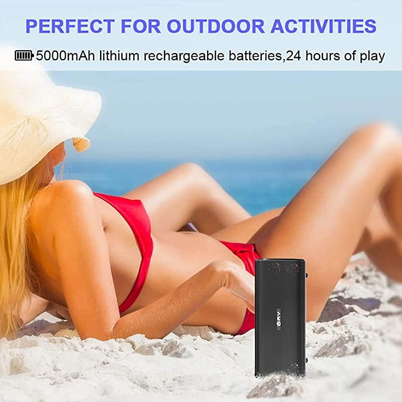 Portable Bluetooth 50 Speakers 30W Louder HD Stereo Sound with Richer Bass Waterproof IPX7 TWS Microphone Durable Wireless Speaker 24H Pltime for OutdoorsCamping BeachTravelHome Party