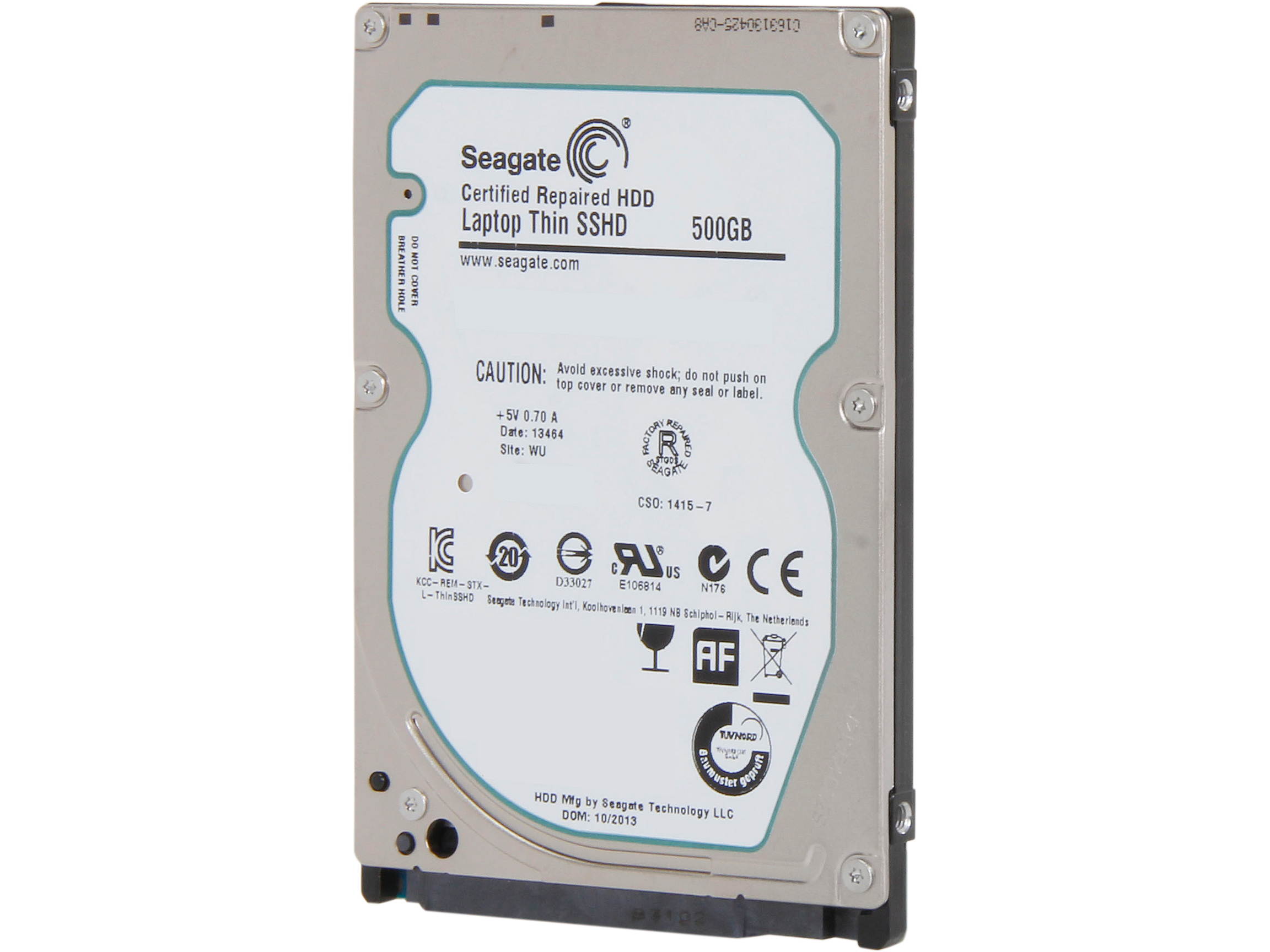 Seagate ST500LM000 500GB 5400 RPM 64MB Cache SATA 6.0Gb/s 2.5" Laptop Thin SSHD Bare Drive