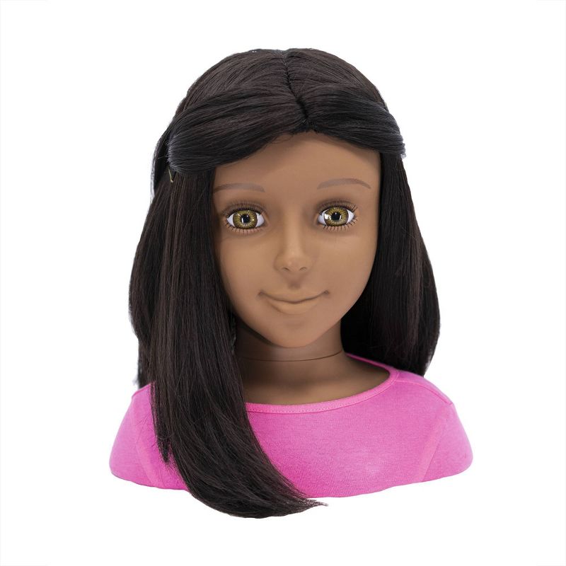 I'M A STYLIST Jasmine with Interchangeable Wig Styling Head - Brunnette Hair