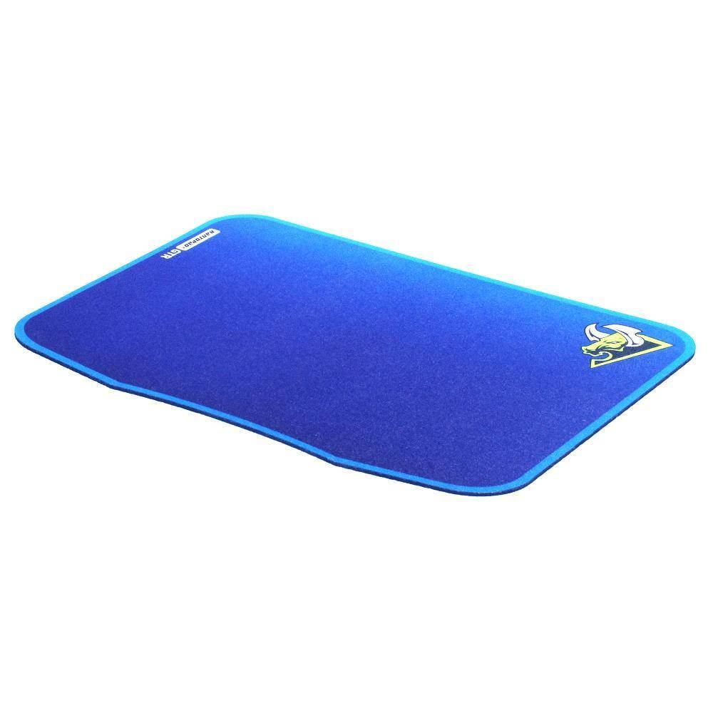 Rantopad GTR Plastic Gaming Mousepad - Anti-slip, Smooth & Durable Frosted Matte Carbon Resin Surface, Pro Gaming Essential, Made for Optical Mice, Large Size 13.8x9.5x0.09 in - Blue