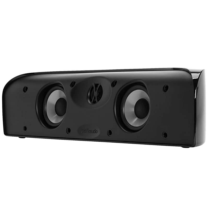 Blackstone TL1 Speaker Center Channel with Time Lens Technology | Compact Size, High Performance, Powerful Bass | Hi-Gloss Blackstone Finish | Create your own Home Entertainment System